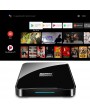 MECOOL KM3 Smart Android 9.0 TV Box Media Player Amlogic S905X2 4GB+64GB Dual Wifi Bluetooth 4.0 Voice Remote Control Miracast Airplay