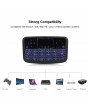 A36 Mini Wireless Keyboard 2.4GHz 4 Color Backlit Air Mouse Touchpad Keyboard For Android TV Box Smart TV PC Rechargeable
