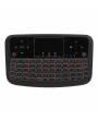 A36 Mini Wireless Keyboard 2.4GHz 4 Color Backlit Air Mouse Touchpad Keyboard For Android TV Box Smart TV PC Rechargeable