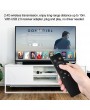 2.4GHz Fly Air Mouse Wireless Remote Control 6-Axis Motion Sense with USB 2.0 Receiver Adapter for Smart TV Android TV Box Google TV HTPC