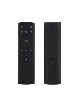 2.4GHz Fly Air Mouse Wireless Remote Control 6-axis Motion Sensing IR Learning with USB Receiver Adapter for Smart TV Android TV Box Projector