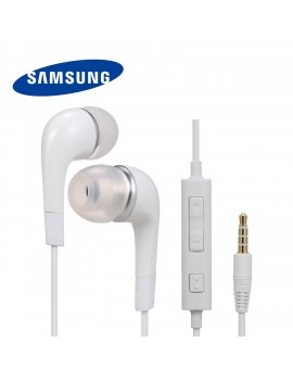 SAMSUNG EHS64 Wired Headphones In-ear Music Earphone In-line Control Headset Smart Phone Earbuds with Mic Compatible with SAMSUNG Smart Phone No Packaging
