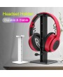 Plastic Holder High-quality ABS Stand Lightweight Stable Desktop Bracket with Sticker for Wired or Wireless Gaming Headphones Headsets Earphones White