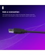 USB Wired Headset with Noise Cancelling Microphone On Ear Computer Headphone Call Center Earphone Volume Control Speaker Mic Mute Adjustable Headband