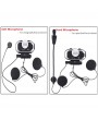 Vimoto V8 Motorcycle Helmet BT Intercom Headset IPX5 Waterproof Interphone Simultaneously MP3 GPS Walkie-Talkie Long Stand-by Time