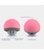 Cartoon Mushroom Head BT Speaker Suction Cup Phone Holder Portable Outdoor Sound (Black)
