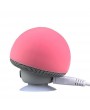 Cartoon Mushroom Head BT Speaker Suction Cup Phone Holder Portable Outdoor Sound (Black)