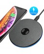 FLOVEME Portable Qi Wireless Charger Ultra Thin Charging Pad Black