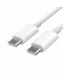 USB Type-C to USB Type-C 2.0 Charger Cable  3.3FT (1 Meter) 2.1A Charger Compatible with MacBook pro iPad pro Millet Notebook Smart Phone ZMI Mobile Power White