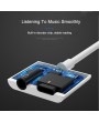 2 in 1 Lightning Adapter for IPhone 7 for Dual Audio Converter for IPhone Charger Splitter Headphone Adapter