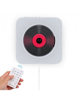 Portable Wall Mounted CD Player BT Speaker with Remote Control