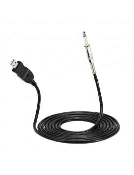 New Guitar Bass 1/4'' 6.3mm To USB Link Connection Instrument Cable Adapter for PC/MAC Recording 3M