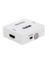 Full HD 1080p VGA to HD Converter High Definition Conversion Adapter  White