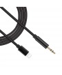 1 Meter for Lightning to 3.5mm Audio Cable Male AUX Stereo Wire Adapter Cord for iPhone 7 7 Plus 8 8 Plus X to Car Stereo Speakers Headphone
